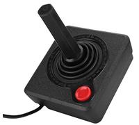 Dispositivo de entrada for juegos Controlador Plug and Play Controlador de joystick Controlador de joystick analógico 3D clásico retro Control de juego con botón de operación Compatible con Atari 2600