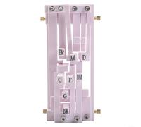 Dispositivo de entrenamiento de acordes de guitarra para principiantes, ayuda esencial de aprendizaje del diapasón para comprender las formas y la teoría de los acordes, compacto, 15,5 x 8,8 x 6 cm