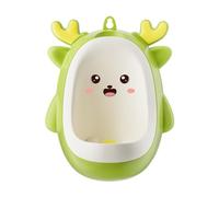 Dispositivo de entrenamiento de ciervos para niños y niños pequeños, orinario de entrenamiento en forma de ciervo montado en la pared con puntería NyC633 (verde, 29,8 x 13,8 x 14,8 cm)