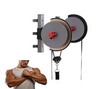 Dispositivo de entrenamiento de resistencia, entrenador de volante con correa de tensión ajustable para entrenamiento de física hacia adelante y atrás, múltiples grupos musculares, fitness ergonómico