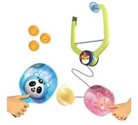 Dispositivo de entrenamiento de tenis de mesa,Entrenamiento de coordinación -mano ajustable en altura - Ejercitador de juguete de interacción entre padres e hijos, marco de puerta portátil para interi