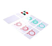Dispositivo de Entrenamiento de Visión Binocular con 6 Tarjetas y 2 Gafas, Ideal para el Hogar y Entornos Educativos