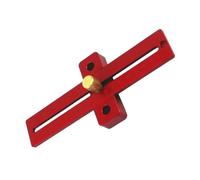 Dispositivo de escritura de aleación para carpintería, regla de guía recta, herramienta de marcado de escala transparente de 200 mm para dibujar líneas precisas en superficies de madera