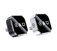 Dispositivo De Espejo Automático: Conector De Transmisión Negro, Adaptador De Video Para Vehículos, Relé De Pantalla Móvil, Puente Multimedia Inteligente | Herramienta Negra Para Compartir Pantalla De