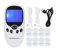 Dispositivo de Estimulación Eléctrica para Aliviar el Dolor Mediante Estimulación Nerviosa Eléctrica, para Terapia de Alivio del Dolor con Masajeador Eléctrico de 6 Modos 4 Almohadillas de Electrodos