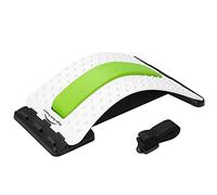Dispositivo de estiramiento de espalda CareforYou: alivia el dolor de espalda inferior y superior, dispositivo de estiramiento lumbar, corrector de postura(blanco / verde)