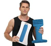 Dispositivo de estiramiento de espalda, masajeador de espalda para cama, silla y coche, soporte lumbar de varios niveles, soporte espinal