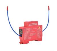 Dispositivo de extinción automática de incendios 170C Activación térmica para armarios eléctricos, sistema de supresión de boquilla dual con montaje en riel DIN, kit de seguridad rojo 30G (30G)