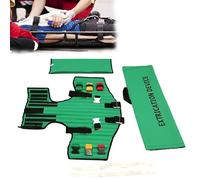 Dispositivo De Extracción Plegable Zayuzo, Chaqueta Táctica De Inmovilización Para Rescate Con Férulas Para Fracturas, Correas De Tres Colores, Correas Reutilizables Para Cabeza Y Cuello, Collarín Cer