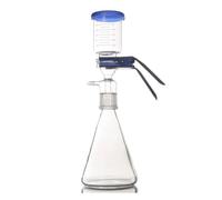 Dispositivo de filtración por succión al vacío con núcleo de arena y membrana de vidrio de borosilicato 3.3 de 1000 ml. Equipamiento de laboratorio
