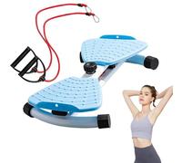 Dispositivo de giro de cintura - Entrenador abdominal con bandas de resistencia | Placa giratoria para el tronco | para gimnasio en casa, apartamento, entrenamiento en casa, fitness, adultos