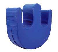 Dispositivo de Giro para Ancianos Postrados en Cama, Almohada Giratoria para Pacientes en Forma de U de Cuero PU a Prueba de Arañazos, Fácil de Usar para el Hospital(Azul)
