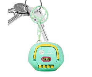 Dispositivo de grabación de llavero, llavero de audio con diseño de dibujos animados - Mini grabadora de voz - Para escuchar reuniones conferencias Dictado Notas Llamadas telefónicas Coche