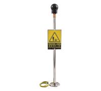 Dispositivo de liberación electrostática para cuerpo humano con bola eliminación tipo pared a prueba explosiones columna voz acústica y óptica(Explosion-proof without alarm)