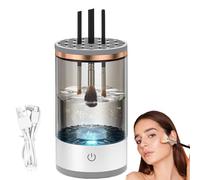 Dispositivo de limpieza de cepillos portátil para maquillaje - Kit de limpiador automático de electrometros | Multi función Spinner Tool Foundation Cepillo líquido, eficaz cosmético - Dispositivo de