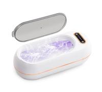 Dispositivo de limpieza ultrasónica 48000 Hz dispositivo de limpieza de gafas con 3 modos limpiador ultrasónico 350 ml limpiador ultrasónico para aparatos ortopédicos joyas anillo plata relojes