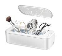 Dispositivo de limpieza ultrasónica 48000 Hz, dispositivo de limpieza ultrasónica, para limpiar anillos, collares, relojes, joyas de plata, cristales