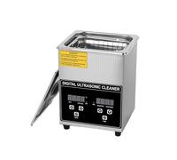 Dispositivo de limpieza ultrasónica de 2 litros con modo de desgasificación y suave, limpiador ultrasónico con calefacción de 100 W y temporizador de 1 a 30 minutos, limpiador ultrasónico profesional