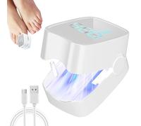 Dispositivo de luz de limpieza de hongos en las uñas, solución de uso eficaz para uñas gruesas dañadas y descoloridas, uso doméstico, removedor de hongos de uñas recargable