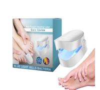 Dispositivo de luz de limpieza de uñas, removedor de suciedad de uñas para uso doméstico, dispositivo de lámpara de limpieza de uñas, cómodo revitalizador de uñas, cuidado portátil de uñas para uñas