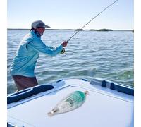 Dispositivo de luz LED de pesca subacuática con luz de pez de señuelo rápido para pesca de calamar en aguas profundas, cuerpo de plástico de ingeniería transparente, ligero 7 79 g y tamaño compacto