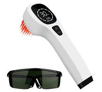 Dispositivo de luz roja para cuerpo, luz infrarroja cercana para alivio muscular articular con pantalla LED (4 x 808 nm + 12 x 650 nm)