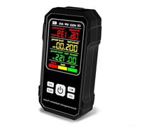 Dispositivo de mano confiable para evaluar la seguridad ambiental a través de la detección de EMF en diversas ubicaciones (negro)