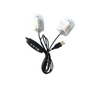 Dispositivo de masaje con regulador de 3 velocidades y doble motor vibratorio USB de 5 V CC, motor de vibración for cría de ranas, piezas de cinturón con cable de 1,1 m