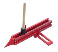 Dispositivo De Medición Para La Construcción De Madera: Escuadra De Carpintero De Alta Calidad Con Regla Para Marcar, Guía Manual, Herramienta De Diseño Profesional, Marcado Preciso Con Escala
