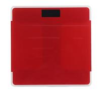 Dispositivo de Medición Precisa del Peso, Báscula de Grasa Corporal Báscula de IMC Inteligente Báscula de Peso Inalámbrica de Baño Digital para el Peso Corporal, Báscula de Baño para(Rojo)