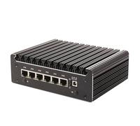 Dispositivo de microcortafuegos sin ventilador, mini computadoras de escritorio 6305, 6 LAN I226, soporta 2 DDR4, 1 M2_2280 NVMe PCIE3.0 x 4, ranura WiFi M.2, tipo C, USB 3.0, pantalla dual 4K