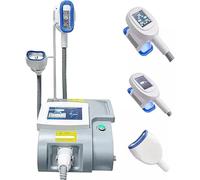 Dispositivo de Modelado Corporal Cryo Eléctrico 3 Mango - Compatible Gel, Intensidad Ajustable, Herramienta de Contorneado Corporal Profesional