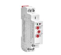 Dispositivo de monitoreo de voltaje GRV8-02 Relé de sobretensión y subtensión CC 12 V, 24 V, 48 V, 110 V, 220 V y 240 V (1 unidad)(GRV8-02 DC12V)