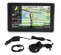 Dispositivo de navegación GPS universal de 5 pulgadas, pantalla táctil 256 MB 8 GB para automóvil camión MP3 FM Mapa Tráfico en vivo Estacionamiento en vivo Alertas de conducción Voz automática