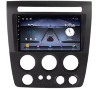 Dispositivo de navegación para automóviles Reproductor Multimedia para Coche Android 15 con Pantalla táctil de 9 Pulgadas y Radio GPS Bluetooth para Hummer H3 1(4 Core WiFi 2g+32g)