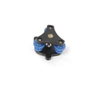 Dispositivo de nivelación de cámara de alta precisión, nivelador de aleación de aluminio, base niveladora de medición de 3 vías