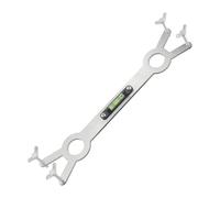 Dispositivo de nivelación de posicionamiento de ducha de acero inoxidable con medidor de nivel integrado para una instalación precisa de la válvula de mezcla de agua fría y caliente