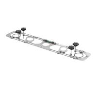 Dispositivo de nivelación de tubería de agua caliente de metal, dispositivo de reparación de grifo de ducha, soporte de fijación ajustable, accesorio de acero inoxidable para cocina, taller, baño