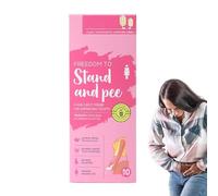 Dispositivo de orinal femenino | Embudo vertical de papel impermeable para orinar, dispositivo urinario multifuncional a prueba de fugas, solución ergonómica portátil para orinar para mujeres, niñas,