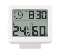 Dispositivo de pantalla LCD de doble función que mide la temperatura y la humedad junto con notificaciones diarias de alarma para tu espacio
