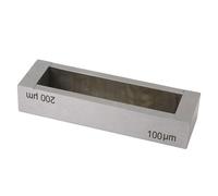 Dispositivo de preparación de película húmeda de cuatro lados de acero inoxidable, aplicador de recubrimiento de alta precisión for pruebas de laboratorio, 1 ud.(0.01-0.015-0.02-0.025mm)