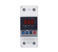Dispositivo De Protección Contra Sobretensión Y Subtensión Ajustable De 40 A Y 63 A Con Encendido Y Apagado, Reconexión Automática Y Pantalla De Voltaje.(63A)