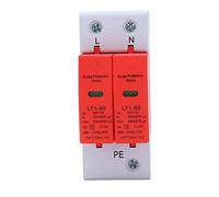 Dispositivo De Protección Contra Sobretensiones AC 385V 2P Carril De Guía 40-80KA Protector De Descargador De Voltaje Módulo De Protección Electrónica Para Energía Solar Fotovoltaica, Fuente De Alimen