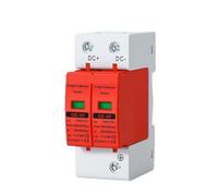 Dispositivo de protección contra sobretensiones CC 2P 20KA 40KA 500V 600V 800V 1000V Protector de voltaje Solar PV fotovoltaico pararrayos