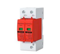 Dispositivo de protección contra sobretensiones CC 2P 20KA 40KA 500V 600V 800V 1000V Protector de Voltaje Solar PV fotovoltaico pararrayos