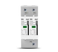Dispositivo de protección contra sobretensiones DC SPD 600V 800V 1000V 2P 20KA 40KA 60KA Protector de voltaje Solar PV fotovoltaico pararrayos(60KA,DC800V)