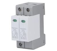 Dispositivo de protección contra sobretensiones de CC 2P, 1000 V 10-20 kA Supresor de sobretensiones Montaje en riel de 36 mm SPD de bajo Voltaje para Caja de distribución Energía
