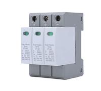 Dispositivo de protección contra sobretensiones de CC 3P, supresor de sobretensiones de 1000 V 20-40 kA Montaje en riel de 36 mm SPD de bajo Voltaje para Caja de distribución