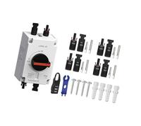 Dispositivo de protección de corriente continua fuerte de 1200 V 32 A para sistemas fotovoltaicos, carcasa resistente a la intemperie, con licencia solar, cambio separado