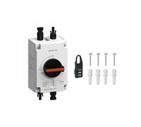 Dispositivo de protección de corriente continua fuerte de 1200 V 32 A para sistemas fotovoltaicos, carcasa resistente a la intemperie, con licencia solar, cambio separado